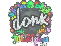 donk (Holo) | Budapest 2025 sticker