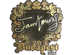JamYoung (Gold) | Budapest 2025 sticker