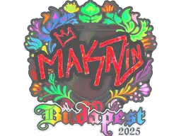 Maka (Holo) | Budapest 2025 sticker