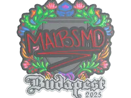 malbsMd (Embroidered) | Budapest 2025 sticker
