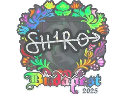 sh1ro (Holo) | Budapest 2025 sticker