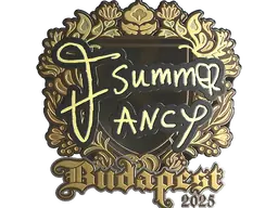 Summer (Gold) | Budapest 2025 sticker