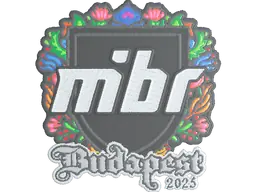 MIBR (Embroidered) | Budapest 2025 sticker