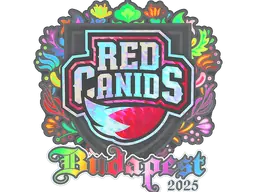 RED Canids (Holo) | Budapest 2025 sticker