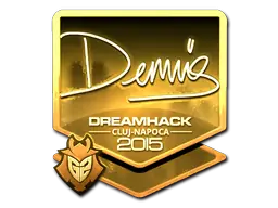 dennis (Gold) | Cluj-Napoca 2015 sticker
