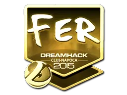 fer (Gold) | Cluj-Napoca 2015 sticker