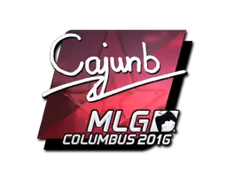 cajunb (Foil) | MLG Columbus 2016 sticker