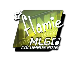 flamie (Foil) | MLG Columbus 2016 sticker