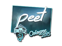peet (Foil) | Cologne 2015 sticker