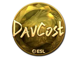 DavCost (Gold) | Katowice 2019 sticker