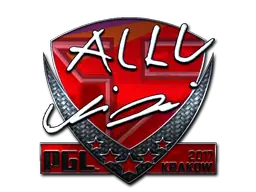 allu (Foil) | Krakow 2017 sticker