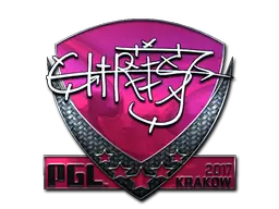 chrisJ (Foil) | Krakow 2017 sticker