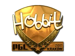 Hobbit (Gold) | Krakow 2017 sticker