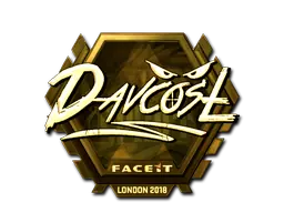 DavCost (Gold) | London 2018 sticker