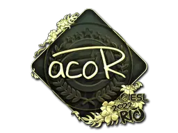 acoR (Gold) | Rio 2022 sticker