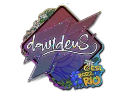 dav1deuS (Glitter) | Rio 2022 sticker