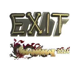 exit (Gold) | Shanghai 2024 sticker