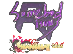 somebody (Glitter) | Shanghai 2024 sticker