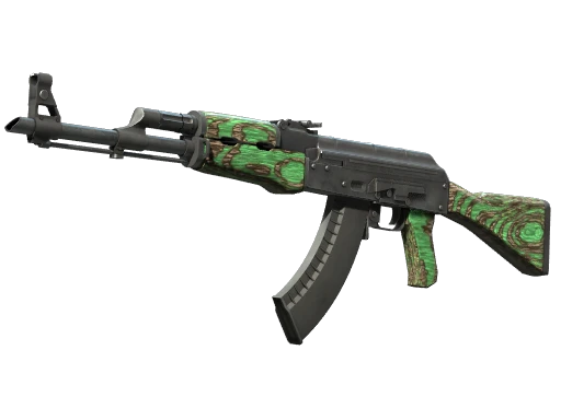 Souvenir AK-47 | Green Laminate (Well-Worn)