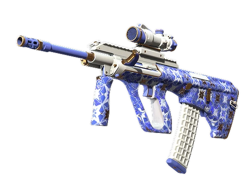 Souvenir AUG | Lapis Lazuli (Battle-Scarred)