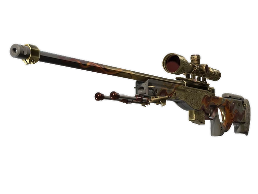 Souvenir AWP | Sovereign Flame (Well-Worn)