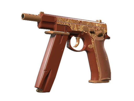 CZ75-Auto | Honey Paisley (Field-Tested)