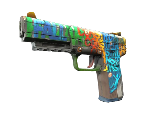 Souvenir Five-SeveN | Fall Hazard (Well-Worn)
