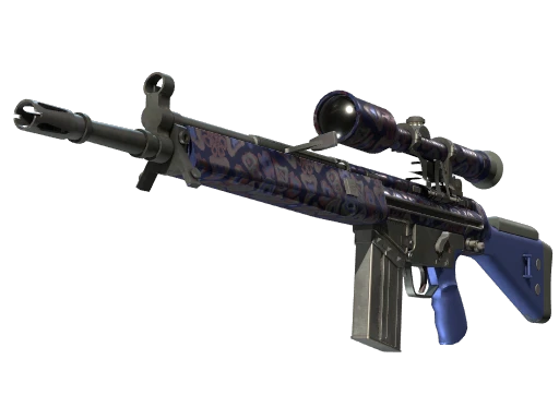 G3SG1 | Violet Murano (Battle-Scarred)