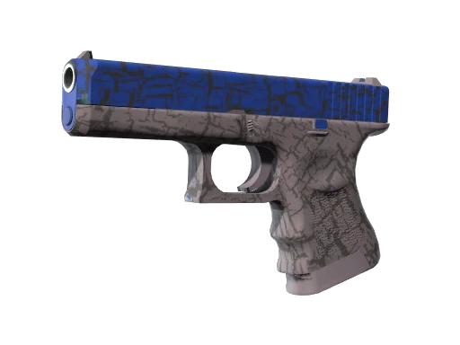 Souvenir Glock-18 | Blue Fissure (Well-Worn)