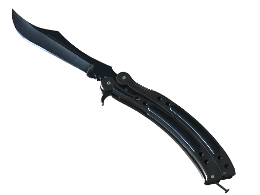 ★ StatTrak™ Butterfly Knife | Blue Steel (Factory New)