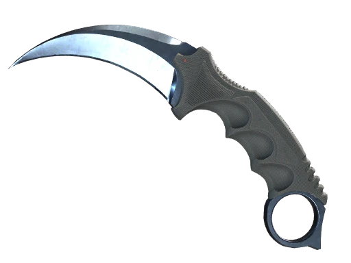 ★ StatTrak™ Karambit | Blue Steel (Battle-Scarred)