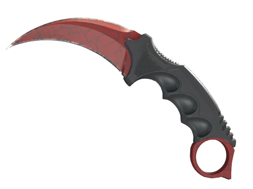 ★ StatTrak™ Karambit | Crimson Web (Battle-Scarred)