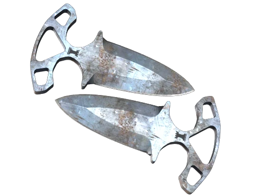 ★ Shadow Daggers | Rust Coat (Battle-Scarred)