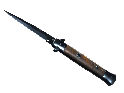 ★ StatTrak™ Stiletto Knife | Blue Steel (Battle-Scarred)