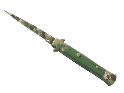 ★ StatTrak™ Stiletto Knife | Forest DDPAT (Well-Worn)