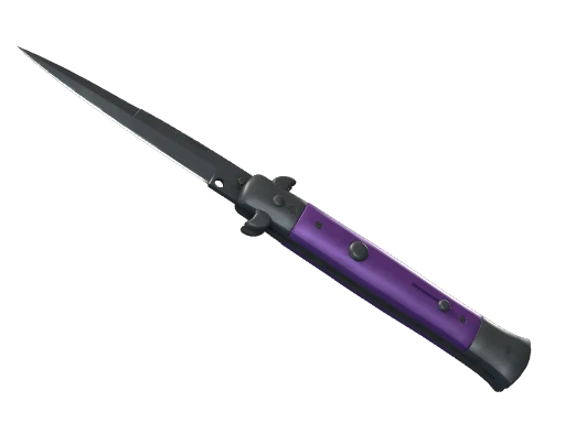 ★ Stiletto Knife | Ultraviolet (Battle-Scarred)