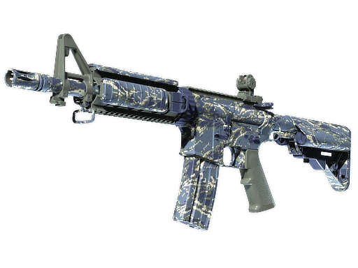 M4A4 | Naval Shred Camo (Minimal Wear)