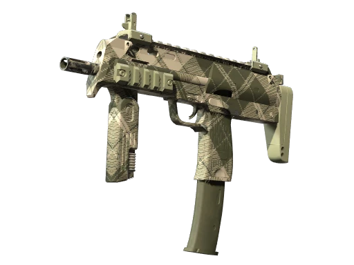 MP7 | Olive Plaid (Well-Worn)