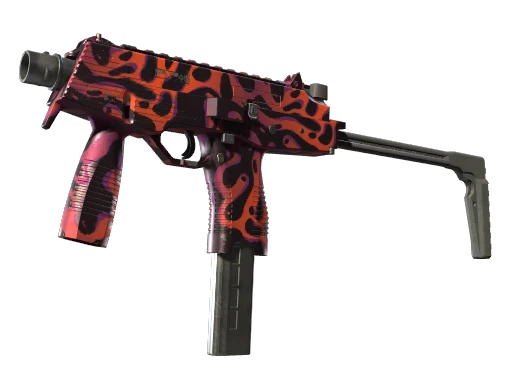 MP9 | Ruby Poison Dart (Minimal Wear)