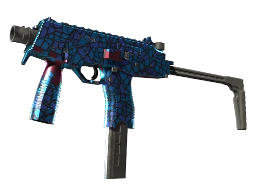 MP9 | Stained Glass (Battle-Scarred)