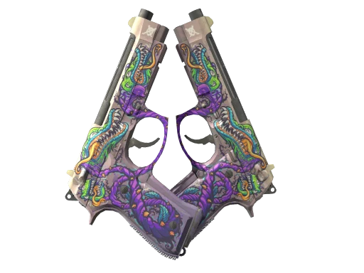 Dual Berettas | Flora Carnivora (Well-Worn)