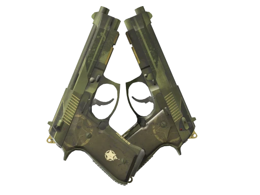 Dual Berettas | Retribution (Well-Worn)