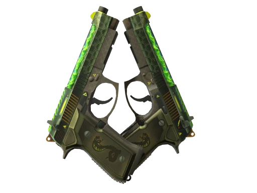 StatTrak™ Dual Berettas | Cobra Strike (Minimal Wear)