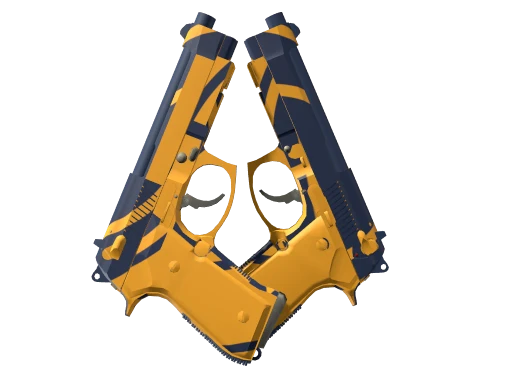 StatTrak™ Dual Berettas | Marina (Battle-Scarred)
