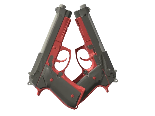 Souvenir Dual Berettas | Panther (Battle-Scarred)