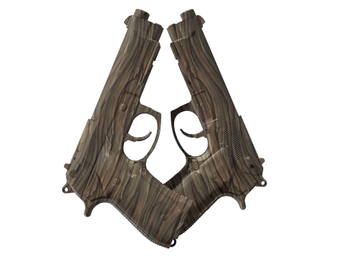 Souvenir Dual Berettas | Drift Wood (Field-Tested)