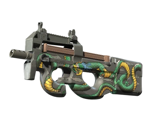 StatTrak™ P90 | Emerald Dragon (Factory New)
