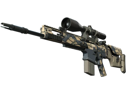 Souvenir SCAR-20 | Stone Mosaico (Field-Tested)