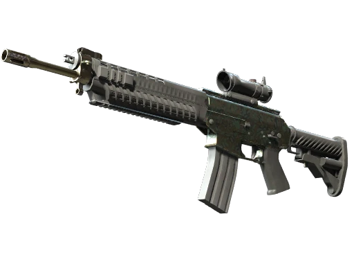 SG 553 | Army Sheen (Minimal Wear)
