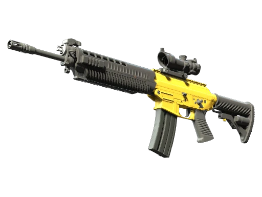 SG 553 | Bulldozer (Battle-Scarred)